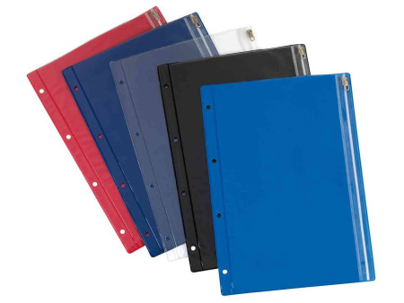 herlitz Pochette à fermeture zip, PVC, couleurs