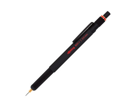 rotring Stylo à pointe fine et stylet 800+, 0,5 mm, noir