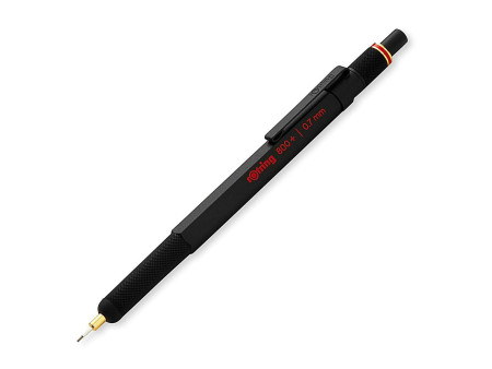 rotring Stylo à pointe fine et stylet 800+, 0,7 mm, noir