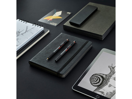 rotring Stylo à pointe fine et stylet 800+, 0,7 mm, noir