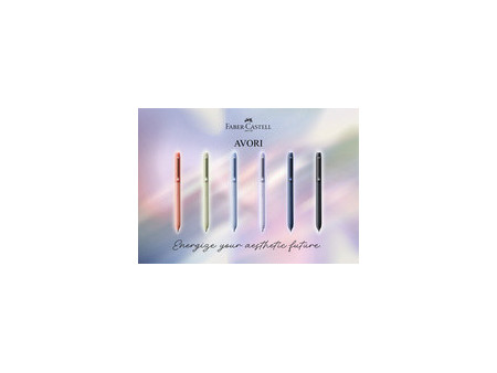 FABER-CASTELL Stylo bille rétractable AVORI XB, Fresh Breeze