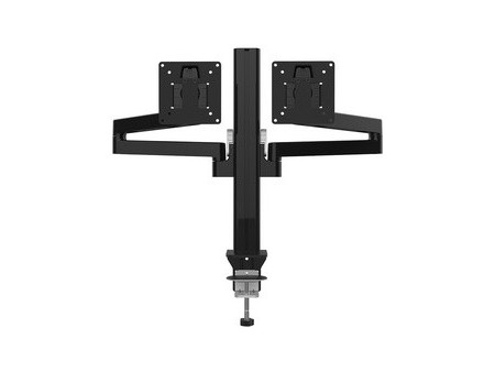 UNiLUX Bras support double écran AXIO, pince, noir
