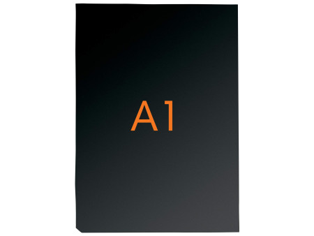 nobo Insert tableau noir pour chevalet porte-affiche nobo A1