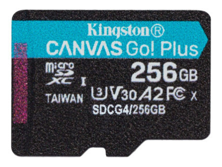 KINGSTON 256Go microSDXC Canvas w/o ADP