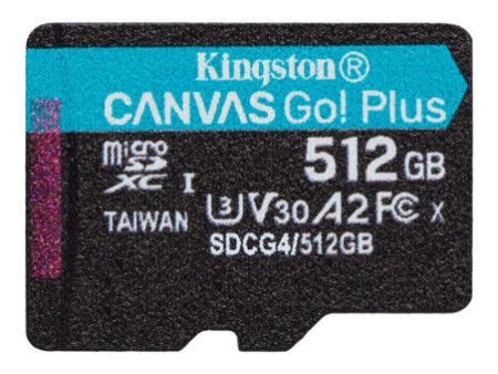 KINGSTON 512Go microSDXC Canvas w/o ADP