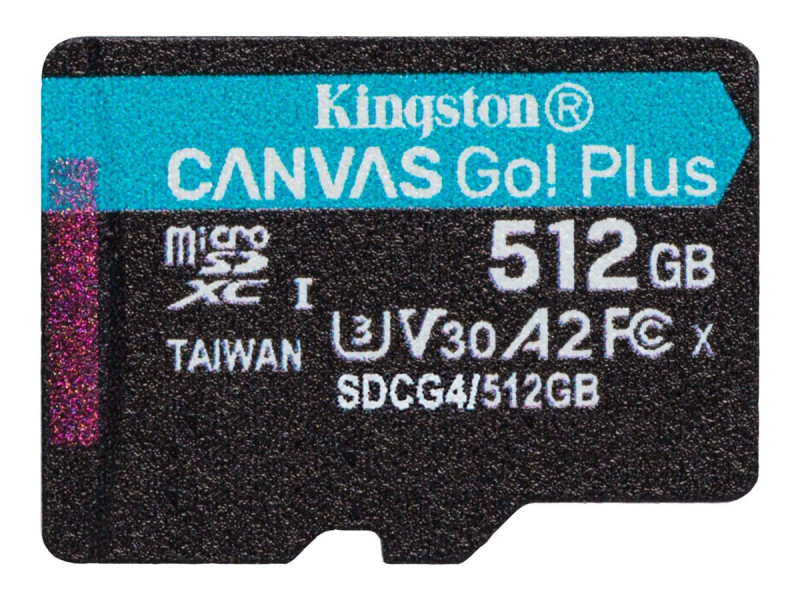 KINGSTON 512Go microSDXC Canvas w/o ADP