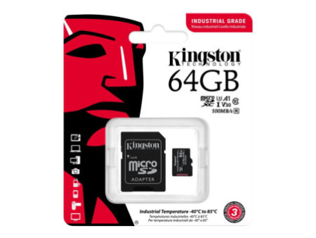 KINGSTON 64Go microSDXC Industrial C10