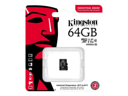 KINGSTON 64Go microSDXC Industrial C10