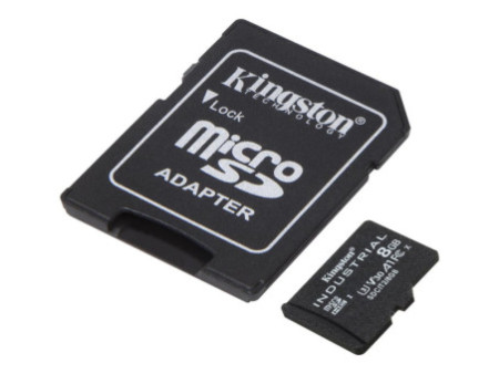 KINGSTON 8Go microSDHC Industrial C10