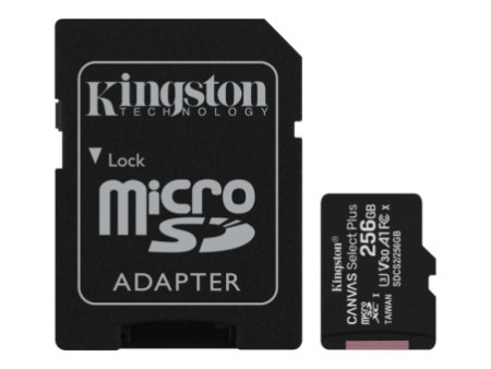 KINGSTON 256GB micSDXC Canvas Select Plu