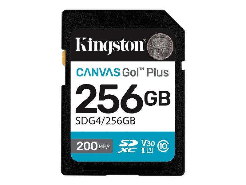 KINGSTON 256Go SDXC Canvas Go Plus Gen4