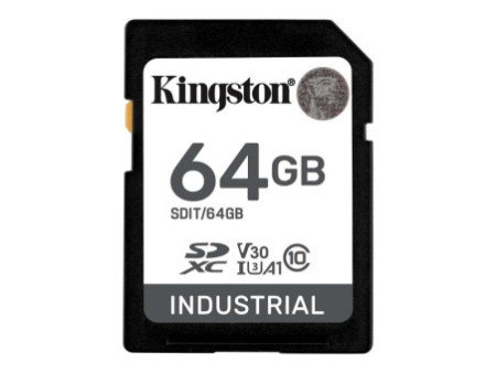 KINGSTON 64Go SDXC Industrial C10 UHS-I