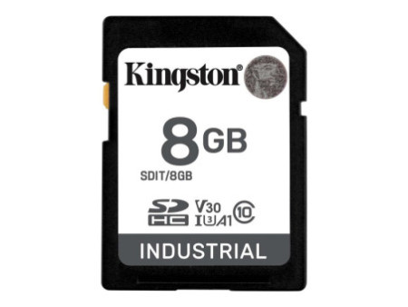 KINGSTON 8Go SDHC Industrial C10 UHS-I