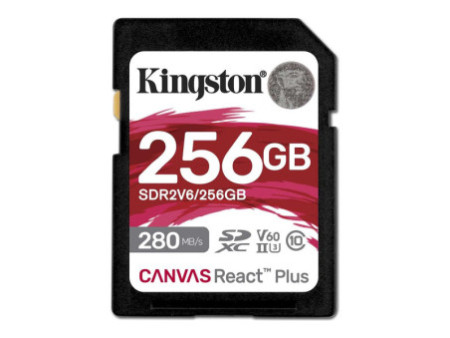 KINGSTON 256Go Canvas React Plus SDXC