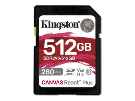 KINGSTON 512Go Canvas React Plus SDXC