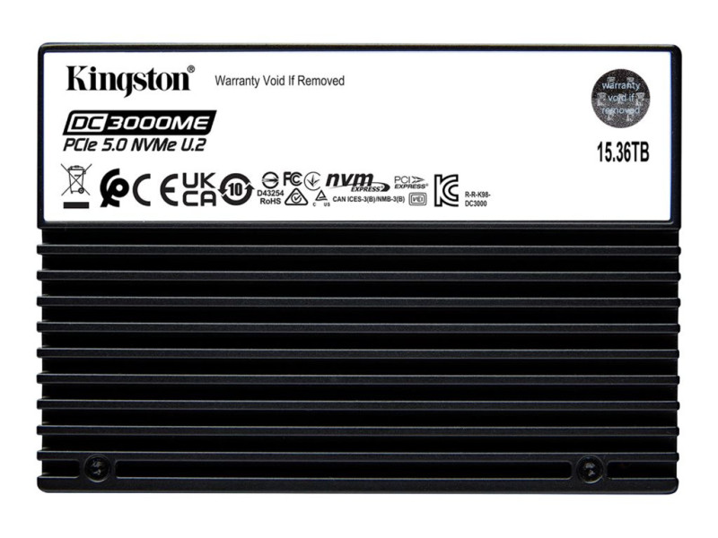 KINGSTON 15.36To DC3000ME U.2 PCIe SSD