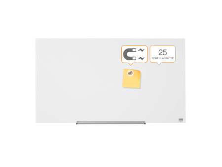 nobo Tableau en verre Impression Pro Widescreen, 45', blanc