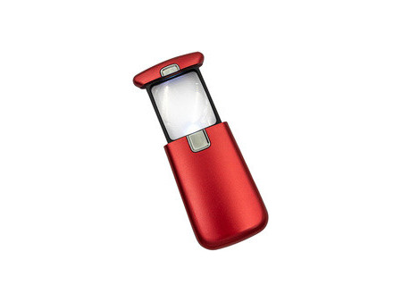 WEDO Loupe Lucina avec lumière LED, rouge