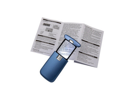 WEDO Loupe Lucina avec lumière LED, argent