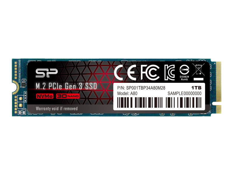 SILICON POWER SSD P34A80 1To M.2 PCIe