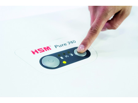 HSM Destructeur de documents PURE 740, coupe droite: 5,8 mm