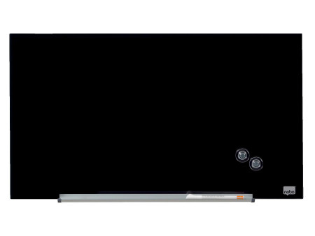 nobo Tableau en verre Impression Pro Widescreen, 31', noir
