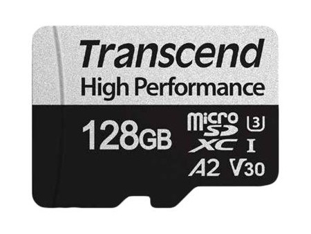 TRANSCEND 128Go microSDavec adaptateur