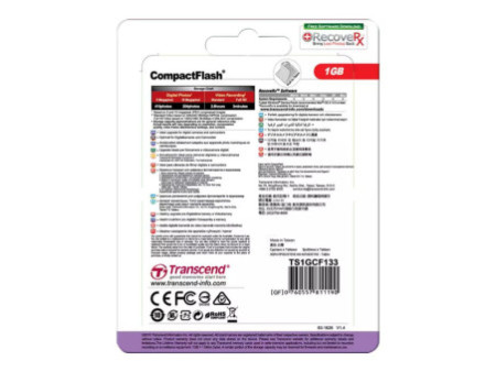TRANSCEND CompactFlash 1Go