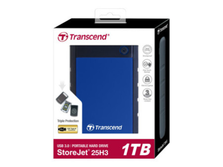 TRANSCEND 1To Disque dur externe 2.5p
