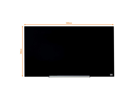 nobo Tableau en verre Impression Pro Widescreen, 45', noir