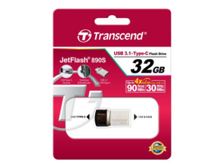 TRANSCEND 32Go Clé USB3.1 Gen 1