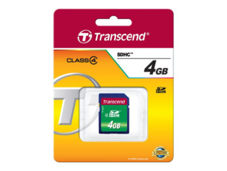 TRANSCEND Carte memoire flash 4Go Class
