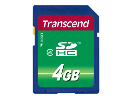 TRANSCEND Carte memoire flash 4Go Class