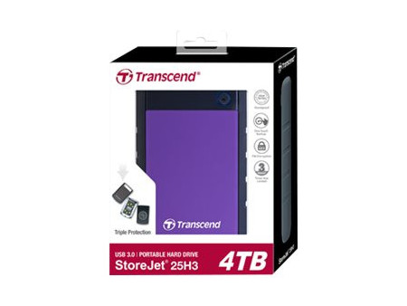 TRANSCEND 4To Disque dur externe 2.5p -