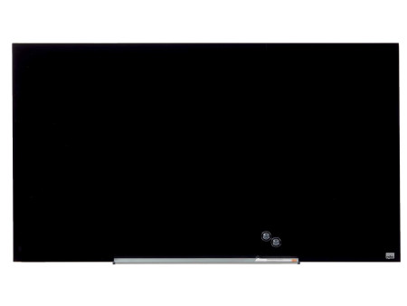 nobo Tableau en verre Impression Pro Widescreen, 57', noir