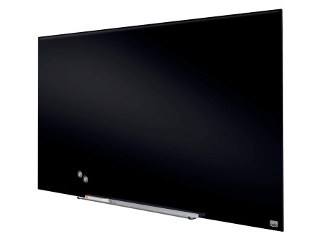 nobo Tableau en verre Impression Pro Widescreen, 57', noir
