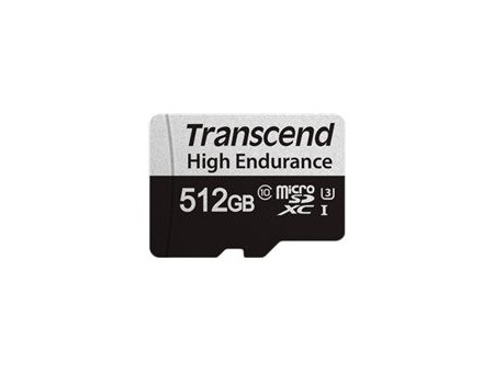 TRANSCEND 512Go microSD w/adapter