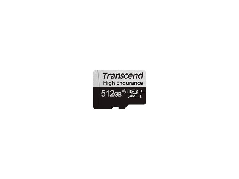 TRANSCEND 512Go microSD w/adapter