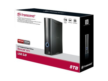 TRANSCEND 8To 3.5p HDD externe StoreJet