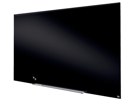 nobo Tableau en verre Impression Pro Widescreen, 85', noir