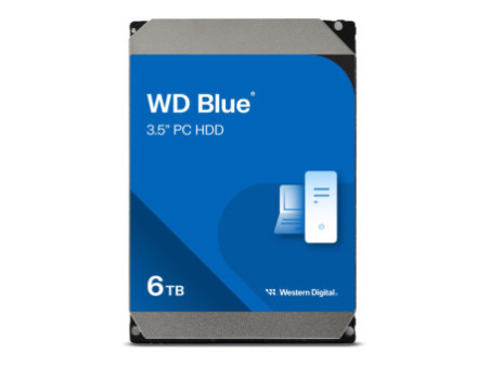 WD Blue 6To SATA 3.5p PC 6 Gb/s HDD