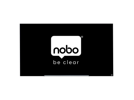 nobo Tableau en verre Impression Pro Widescreen, 85', noir