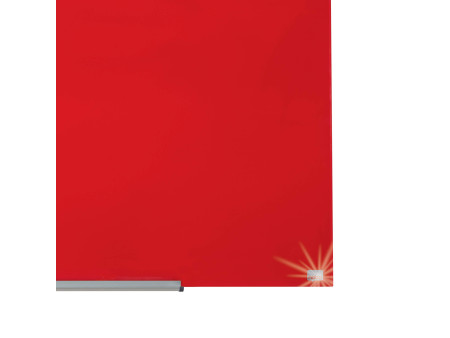 nobo Tableau en verre Impression Pro Widescreen, 45', rouge