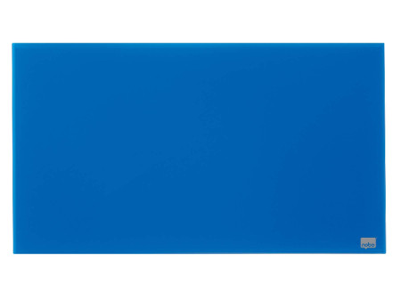 nobo Tableau en verre Impression Pro Widescreen, 31', bleu