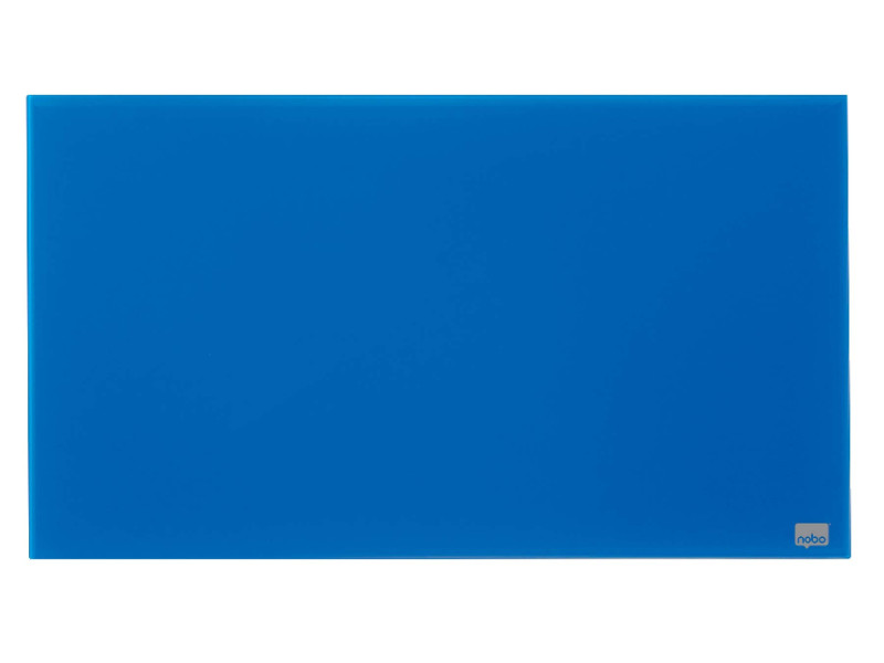 nobo Tableau en verre Impression Pro Widescreen, 31', bleu