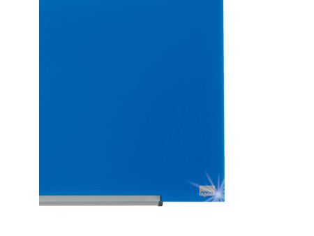 nobo Tableau en verre Impression Pro Widescreen, 31', bleu