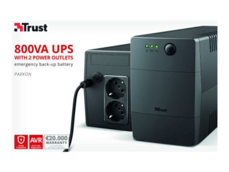 TRUST Onduleur PAXXON 800 VA avec