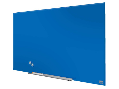 nobo Tableau en verre Impression Pro Widescreen, 45', bleu