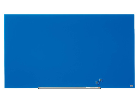 nobo Tableau en verre Impression Pro Widescreen, 57', bleu