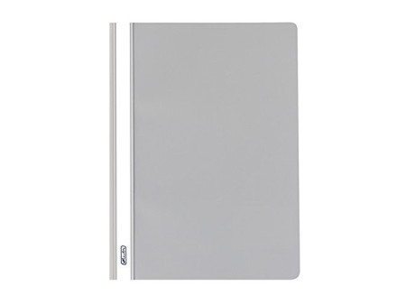 herlitz Chemise à lamelle, A4, en film PP, gris clair